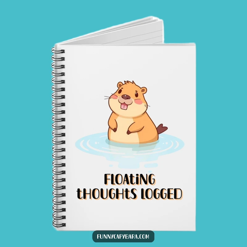 Funny Capybara Chill Notebook: Journal for Relaxed Thoughts and Ideas