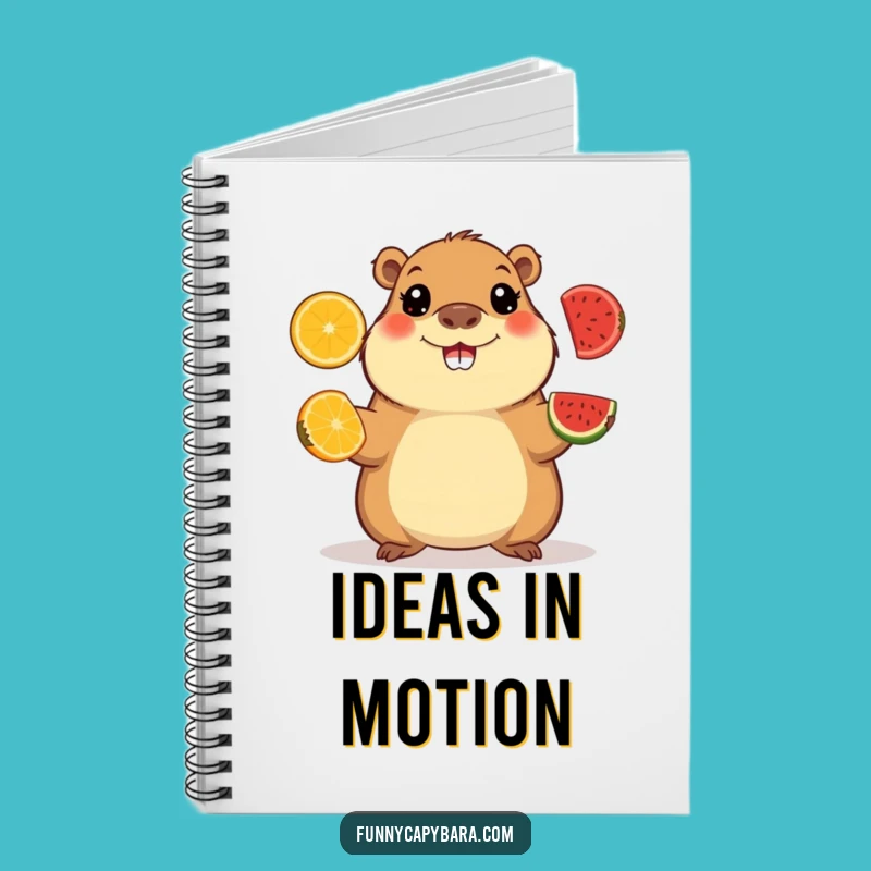 Funny Capybara Juggling Notebook: Journal for Skillful Thoughts and Fun Ideas